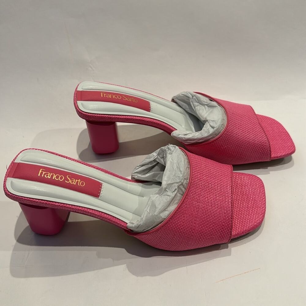 Franco Sarto NWT Linley block Heels in Pink size 8 - Picture 6 of 12